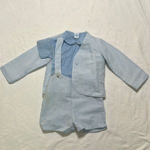Size 24 Months Boy’s Seersucker Suit